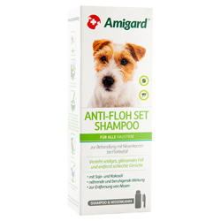 Amigard® Anti-Floh Set Shampoo & Nissenkamm