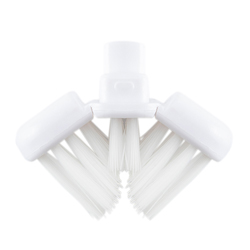 Cleany Teeth 3-seitiger Zahnbürsten-Ersatzkopf Clean weiß