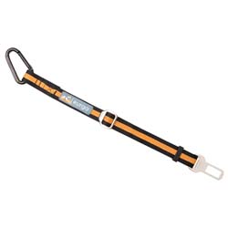 Kurgo Autosicherheitsgurt Direct to Seatbelt schwarz-orange, Länge: ca. 38 - 55 cm