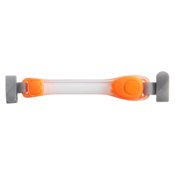 Sicherheits-Klettband LED orange, Maße: ca. 180 x 38 mm