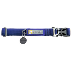 Ruffwear Hundehalsband Front Range™ Collar huckleberry blue, Gr. 28cm-36cm, Breite: ca. 2 cm, Länge: ca. 28 - 36 cm