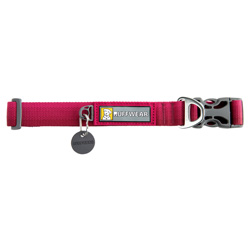 Ruffwear Hundehalsband Front Range™ Collar hibiscus pink, Gr. 51cm-66cm, Breite: ca. 2,5 cm, Länge: ca. 51 - 66 cm