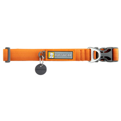 Ruffwear Hundehalsband Front Range™ Collar campfire orange, Gr. 28cm-36cm, Breite: ca. 2 cm, Länge: ca. 28 - 36 cm