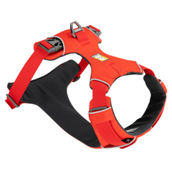 Ruffwear Hundegeschirr Front Range™ Harness red sumac, Gr. XXS, Breite: ca. 2 cm, Brustumfang: ca. 33 - 43 cm