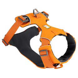 Ruffwear Hundegeschirr Front Range™ Harness campfire orange, Gr. XXS, Breite: ca. 2 cm, Brustumfang: ca. 33 - 43 cm