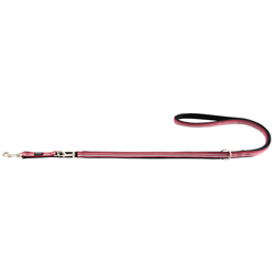 WOLTERS Führleine Active Pro rot/silber, Gr. M/L, Breite: ca. 2 cm, Länge: ca. 200 cm