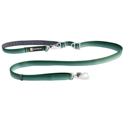 Ruffwear Führleine Switchbak™ Leash river rock green, Breite: ca. 2 cm, Länge: ca. 79 - 210 cm