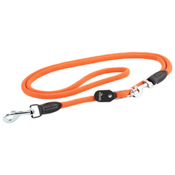 HUNTER Führleine Vario-Leine Freestyle orange, Länge: ca. 200 cm, Durchmesser:  ca. 10 mm