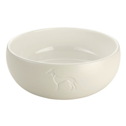 HUNTER Keramik-Hundenapf Lund weiß, Durchmesser:  ca. 17 cm