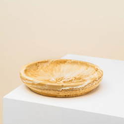 pino Hundenapf Classic Bowl camel brown marble, Gr. S, Höhe: ca. 4 cm, Durchmesser:  ca. 18 cm