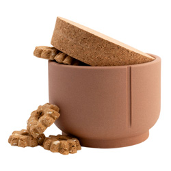 pino Leckerlidose Treat Jar foxy terra solid, Höhe: ca. 10,5 cm, Durchmesser:  ca. 12,5 cm