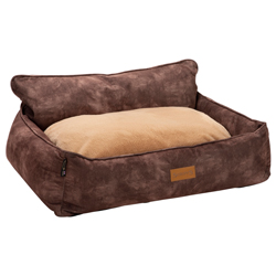 Scruffs Hundebett Kensington Box Bed brown, Gr. L, Außenmaße: ca. 90 x 70 cm