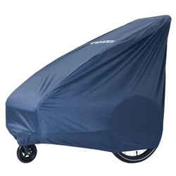 Croozer® Faltgarage für Hunde-Fahrradanhänger dark blue, Gr. L