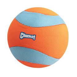 Chuckit! Hunde-Gummiball Amphibienball blau-orange, Durchmesser:  ca. 11,5 cm