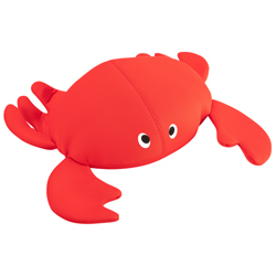 Hunde Wasserspielzeug Crabsy rot, Maße: ca. 30 x 23 x 9 cm
