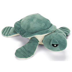 Hunde-Plüschspielzeug Schildkröte grün, Breite: ca. 33 cm, Länge: ca. 34 cm
