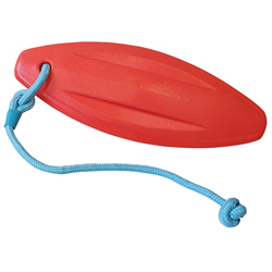 Hunde-Wasserspielzeug Lifeboard rot-blau, Länge: ca. 26 cm