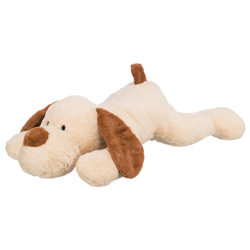 Hunde-Plüschspielzeug Großer Hund Sam beige/braun, Länge: ca. 75 cm