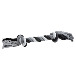 Hundespielzeug Floss Boss Dental Rope extra heavy schwarz-grau, Länge: ca. 85 cm