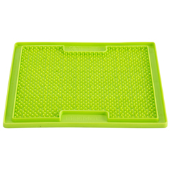 LickiMat® Hunde-Schleckmatte Soother green, Maße: ca. 20 x 20 cm