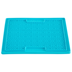 LickiMat® Hunde-Schleckmatte Soother turquoise, Maße: ca. 20 x 20 cm