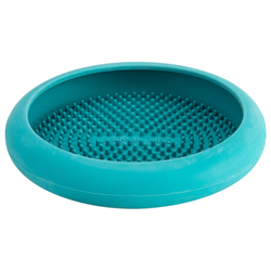 LickiMat® Hunde-Schlecknapf Ufo turquoise, Breite: ca. 4 cm, Durchmesser:  ca. 19 cm