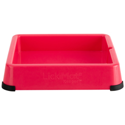 LickiMat® Schleckmatten-Erweiterung Indoor Keeper pink, Maße: ca. 5,5 x 26 x 26 cm