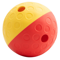 Snackball Treat Tumble rot-gelb, Durchmesser:  ca. 16 cm