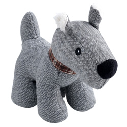 Flamingo™ Grau Hunde-Plüschspielzeug Schnauzer Britta Maße: Ca. 10 X 22,5 X 20 Cm