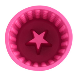 LickiMat® Schleck-Napf Yoggie Pot pink, Höhe: ca. 8 cm, Durchmesser:  ca. 9 cm