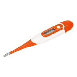 Hunde-Fieberthermometer orange-weiß