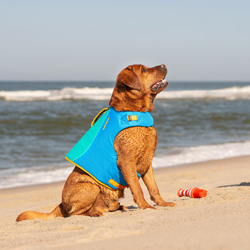 Ruffwear Hundeschwimmweste Float Coat blue dusk, Gr. S, Rückenlänge: ca. 30 cm, Brustumfang: ca. 56 - 69 cm, Halsumfang: