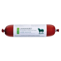 alsa-nature Lammwurst mit Kartoffel & Möhre, 6 x 800 g, Hundefutter