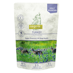 isegrim® Roots MOUNTAIN Truthahn, Anzahl: 7 x 410 g, 410 g, Hundefutter