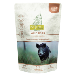 isegrim® Roots FOREST Wildschwein, Anzahl: 7 x 410 g, 410 g, Hundefutter