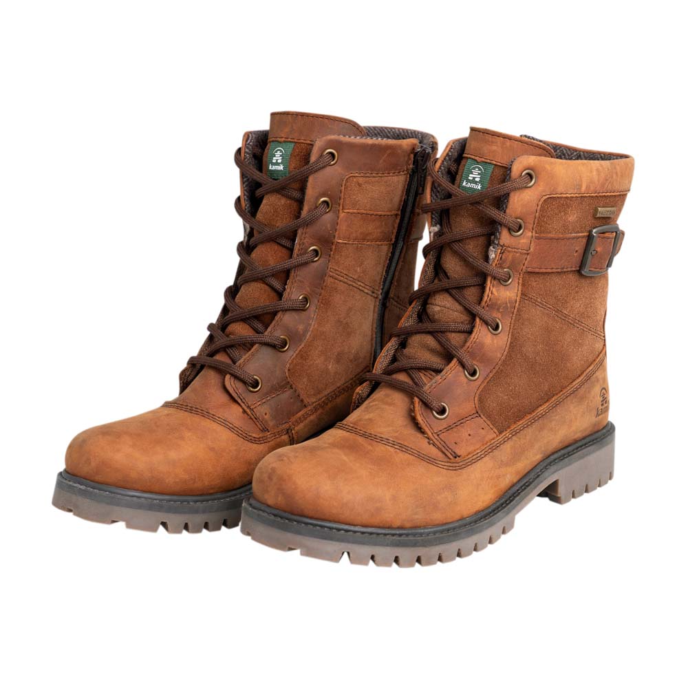 Kamik Damen Stiefel Rogue Mid cognac, Gr. 37