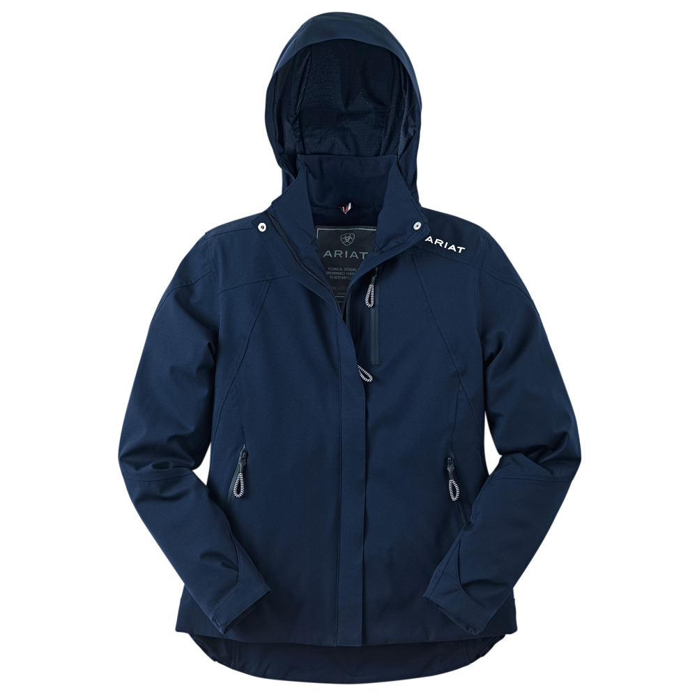 Ariat Damesjas Coastal Waterproof Jacket, donkerblauw, Maat: XL