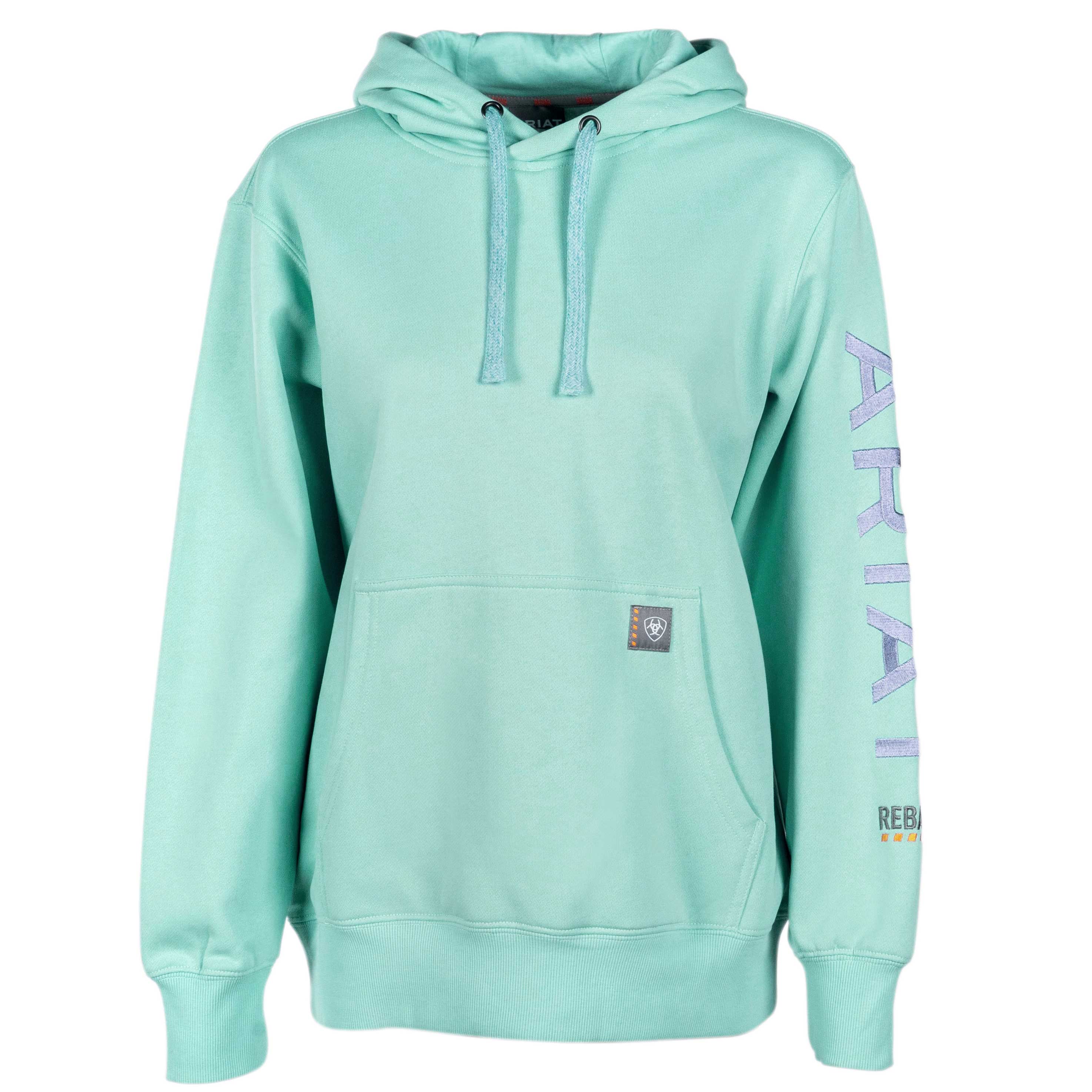 Ariat Damestrui WMS Rebar Graphic Hoodie, aquatic, Maat: S