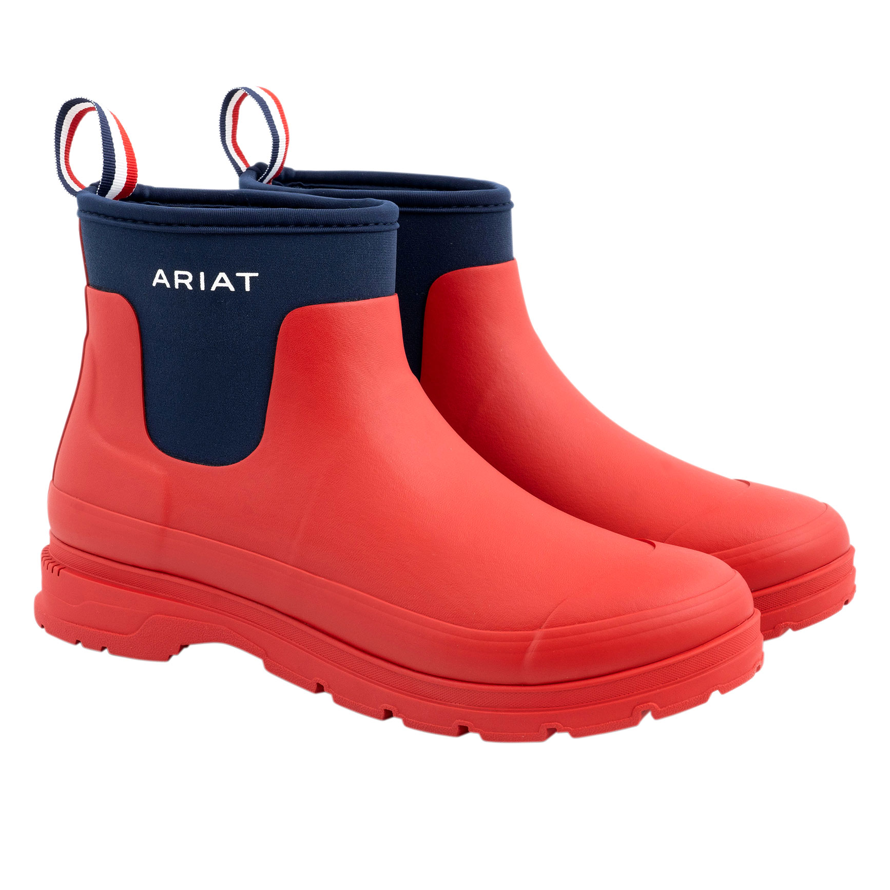 Ariat Dames Laarsjes Kelmarsh Shortie Rubber Boot, team red/navy, Maat: 36,5