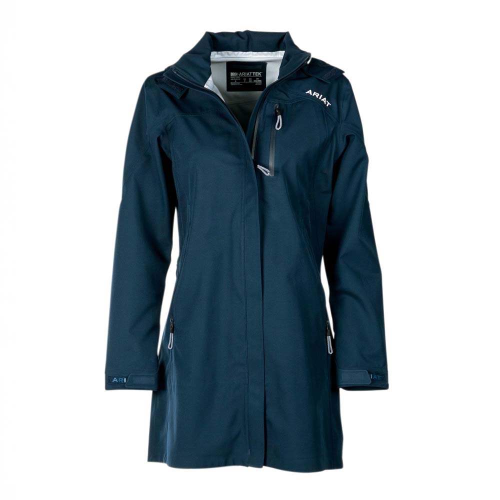 Ariat Damen Winterparka WMS Coastal Long Waterproof Parka navy, Gr. S