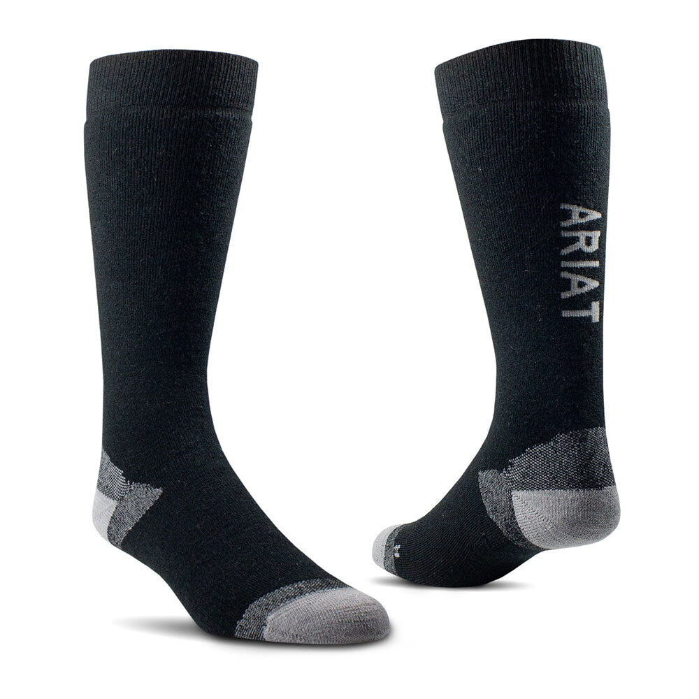Ariat Sokken ADT Country Performance Merino Sock, zwart, Maat: XS/S, Unisex