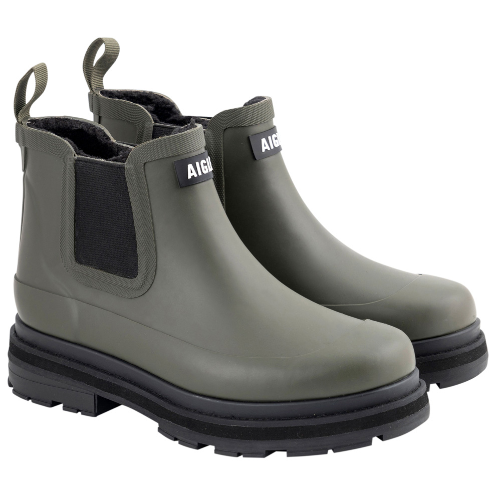 Aigle Enkellaarzen Soft Rain Fur, avocat, Maat: 36