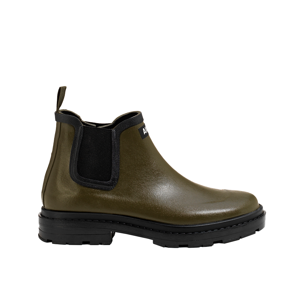 Aigle Damen Stiefeletten Chelsea Rain kaki, Gr. 39