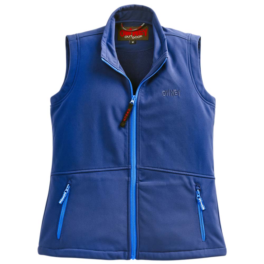 OWNEY Dames Softshell-vest Basic Vest, blauw, Maat: L