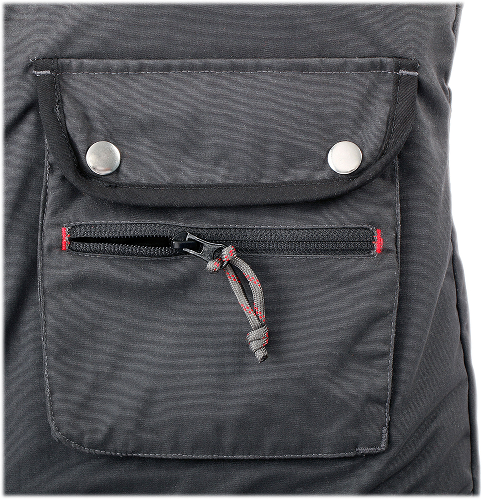 Owney Dog Sport Vest Damen | Anthracite Gr | Mit 6 Taschen & Reflektoren | Für Hundesport & Outdoor