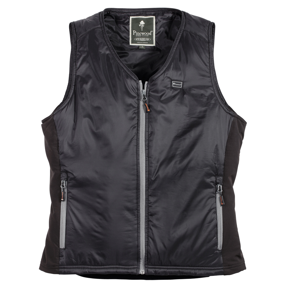 Pinewood Bodywarmer Heating Vest, zwart, Maat: XXL, Unisex