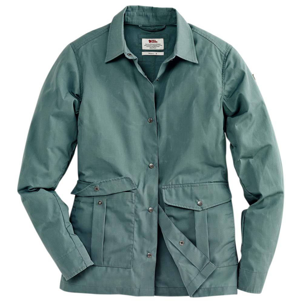 Fjällräven Damesjack Greenland Shirt Jacket W, blauw-groen, Maat: XS
