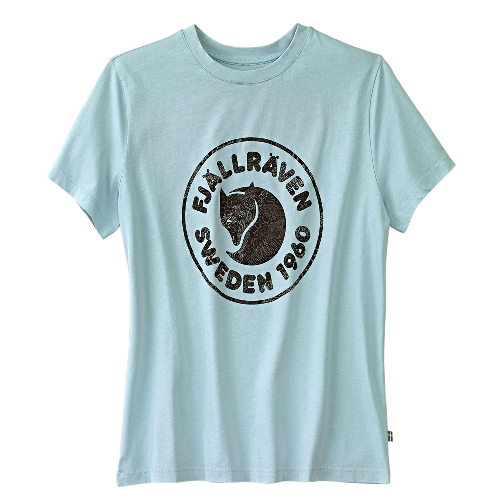Fjällräven Dames T-Shirt Kånken Art Logo Tee W, blauw, Maat: M