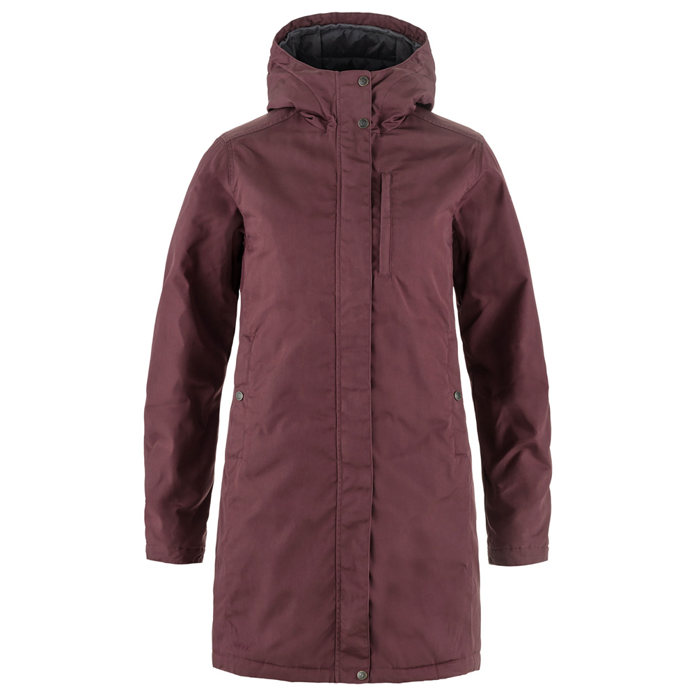 Fjällräven Dames Parka Kiruna Padded Parka W, violet