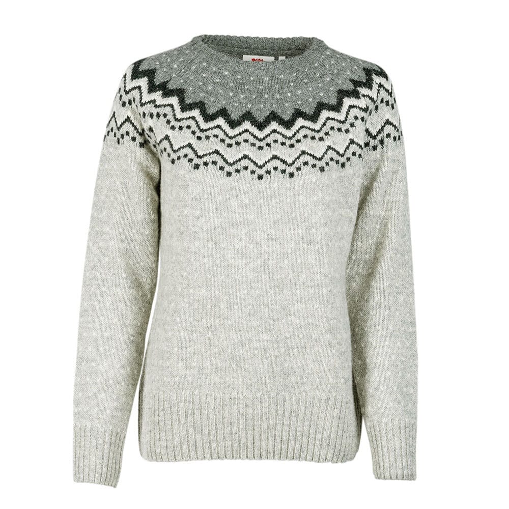 Fjällräven Damen Pullover Övik Knit Sweater W grey, Gr. M